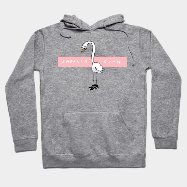 Sneaker Swan Hoodie by bransonreese